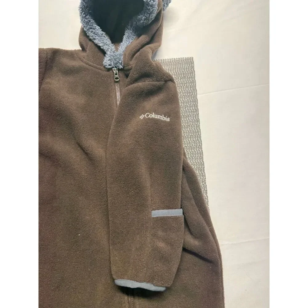 Columbia Baby 18-24 month Brown Bear Hooded Onesie